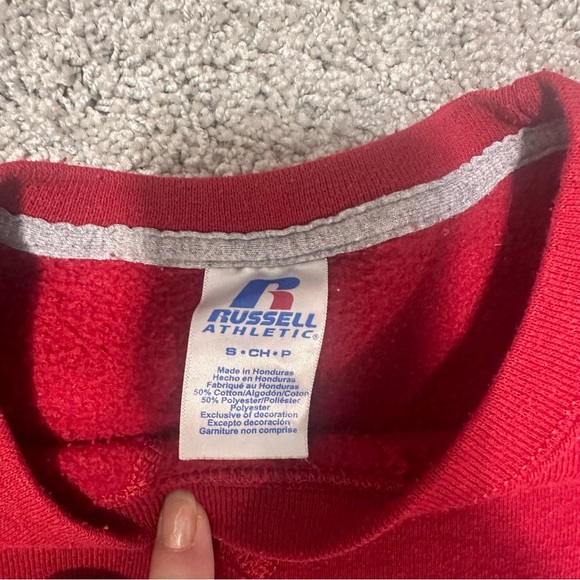 Acadia University Burgundy Crew Sweatshirt - Size Small - Picture 3 of 4